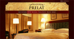 Desktop Screenshot of penzion-prelat.cz